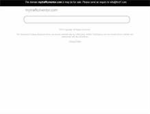 Tablet Screenshot of mytrafficmentor.com
